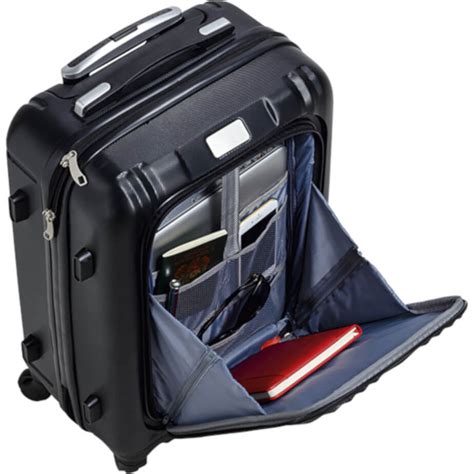 hard shell cabin bag with front pocket